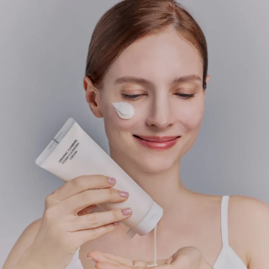 Organic Flowers Foam Cleansing Cream