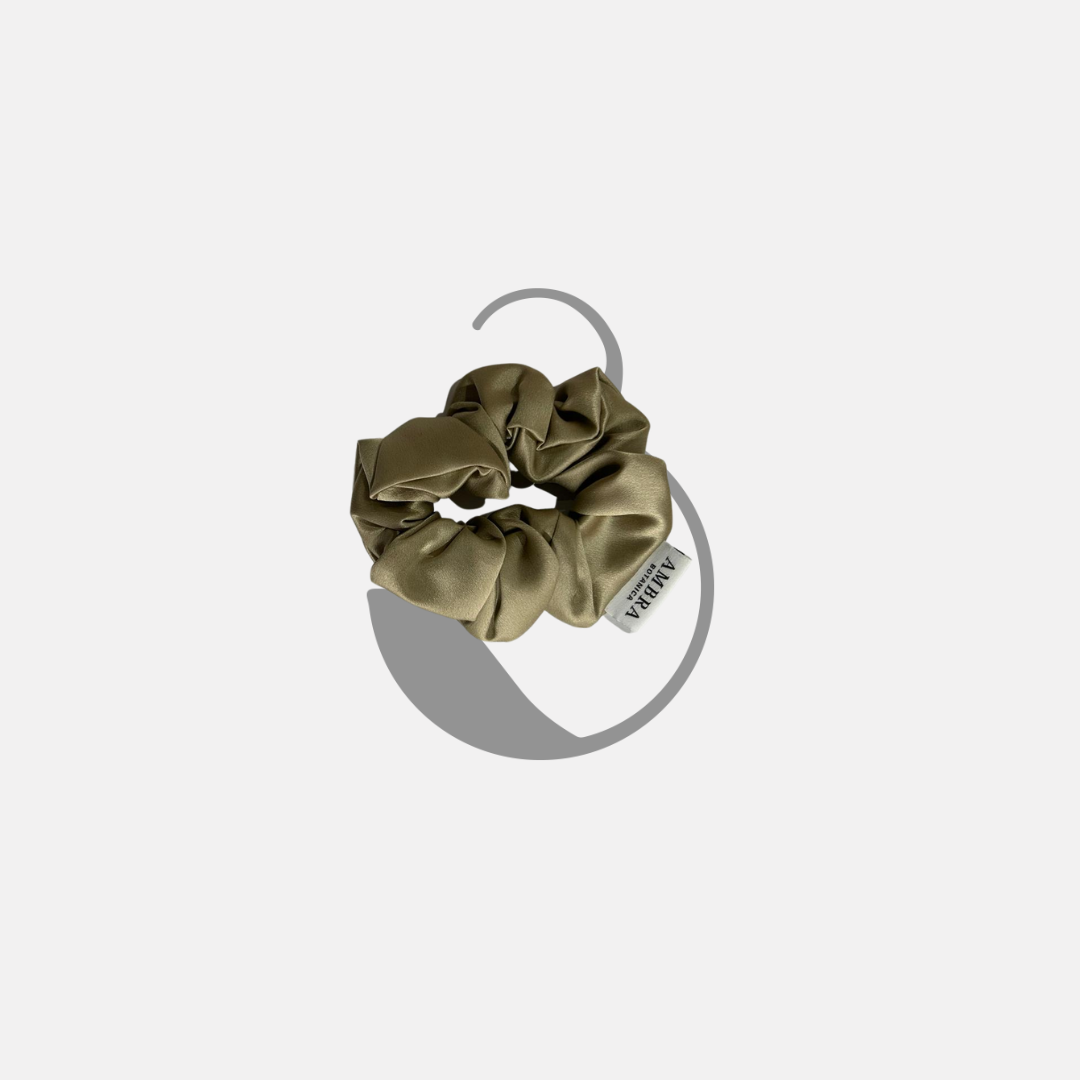Scrunchies in Seta - Kaki