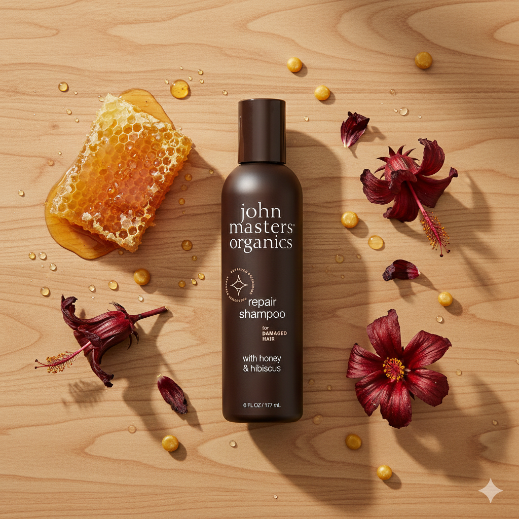Shampoo Rigenerante ultra Idratante al Miele e Ibisco