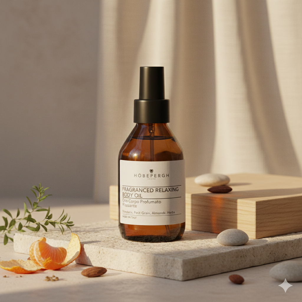 Olio corpo profumato rilassante