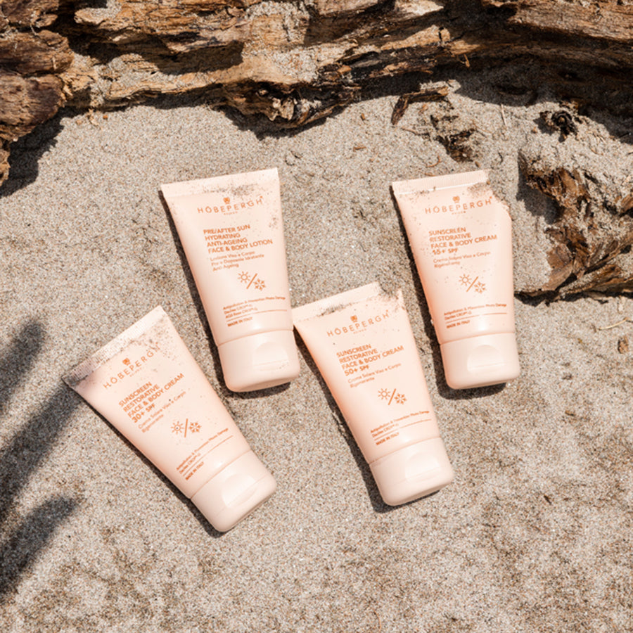 Crema solare viso e corpo rigenerante 50+SPF