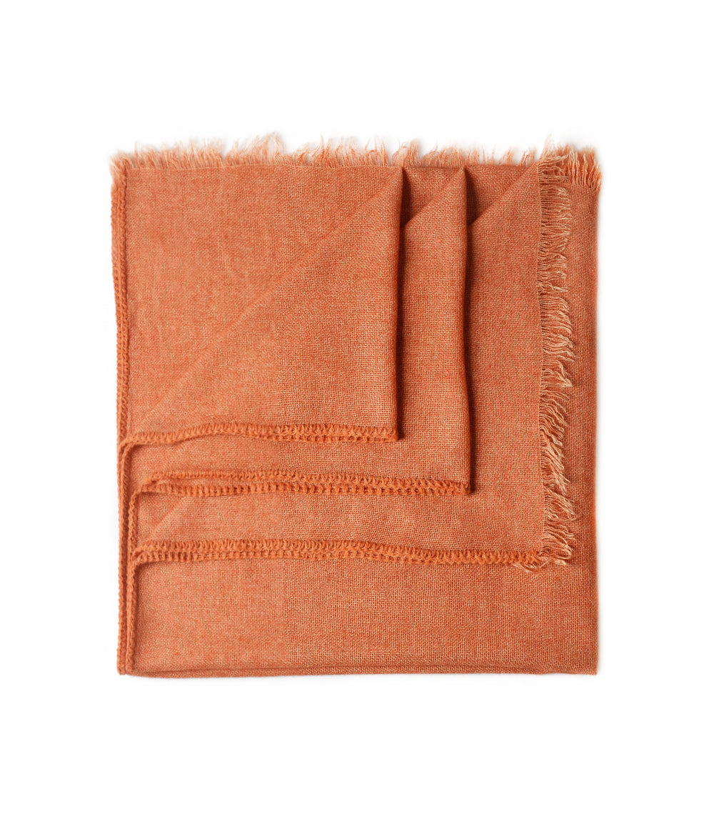 Foulard Bamboo Cashmere - Mélange Terracotta