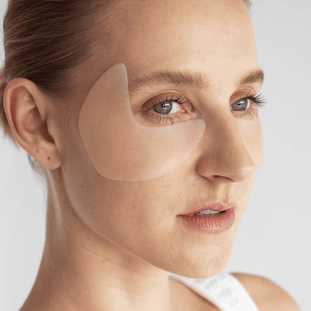 Beauty patch riutilizzabili con hexapeptide per zona occhi