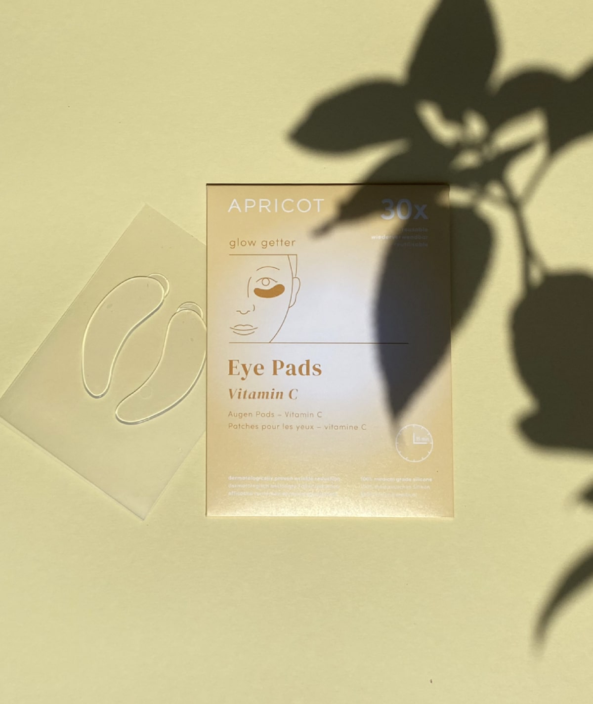 Beauty patch riutilizzabile alla vitamina C per il contorno occhi