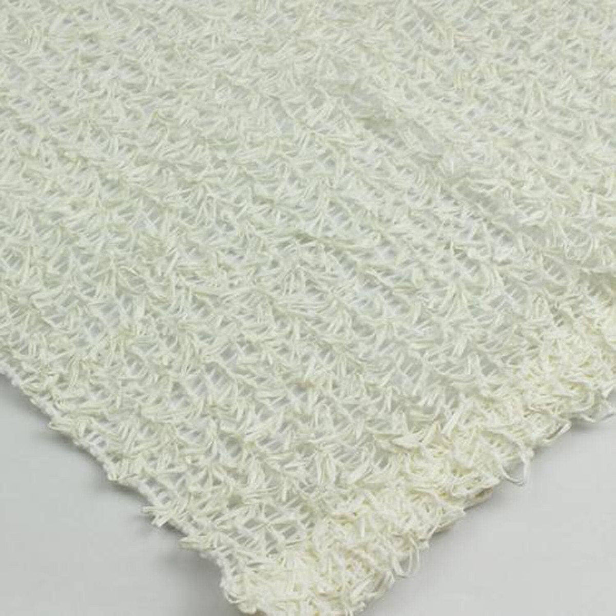 Asciugamano esfoliante in carta washi MAKANAI: Bianco