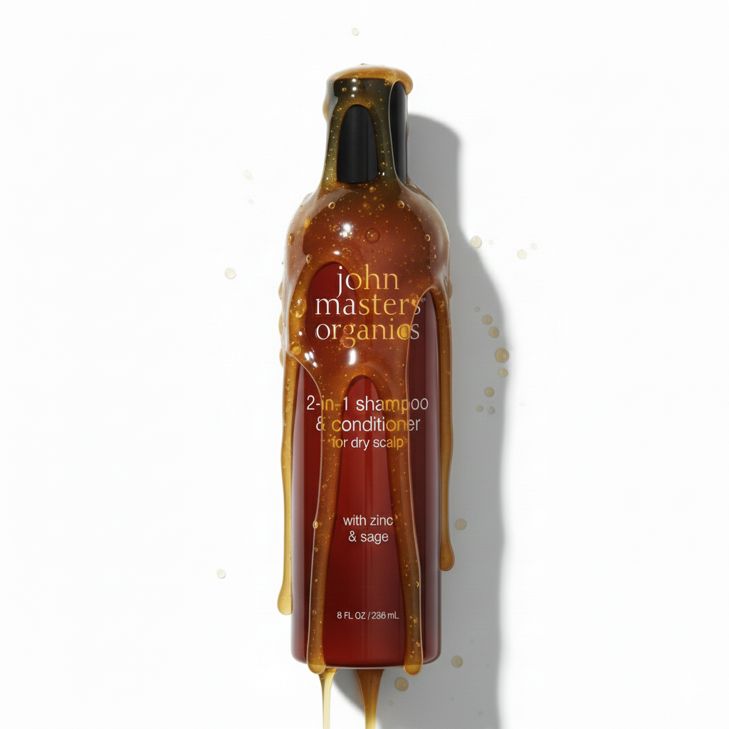 2 in 1 Shampoo e Balsamo per cute secca con Zinco e Salvia