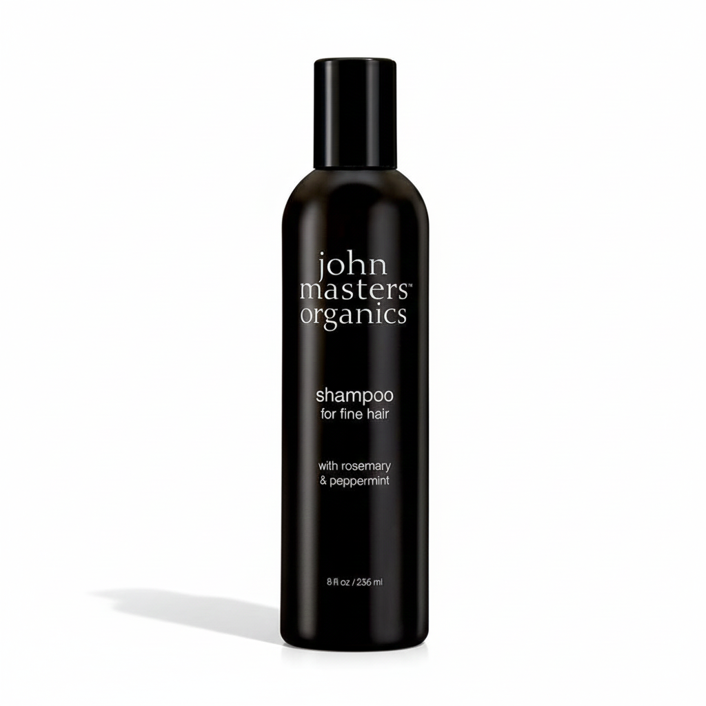 Shampoo per capelli fini al rosmarino e menta piperita