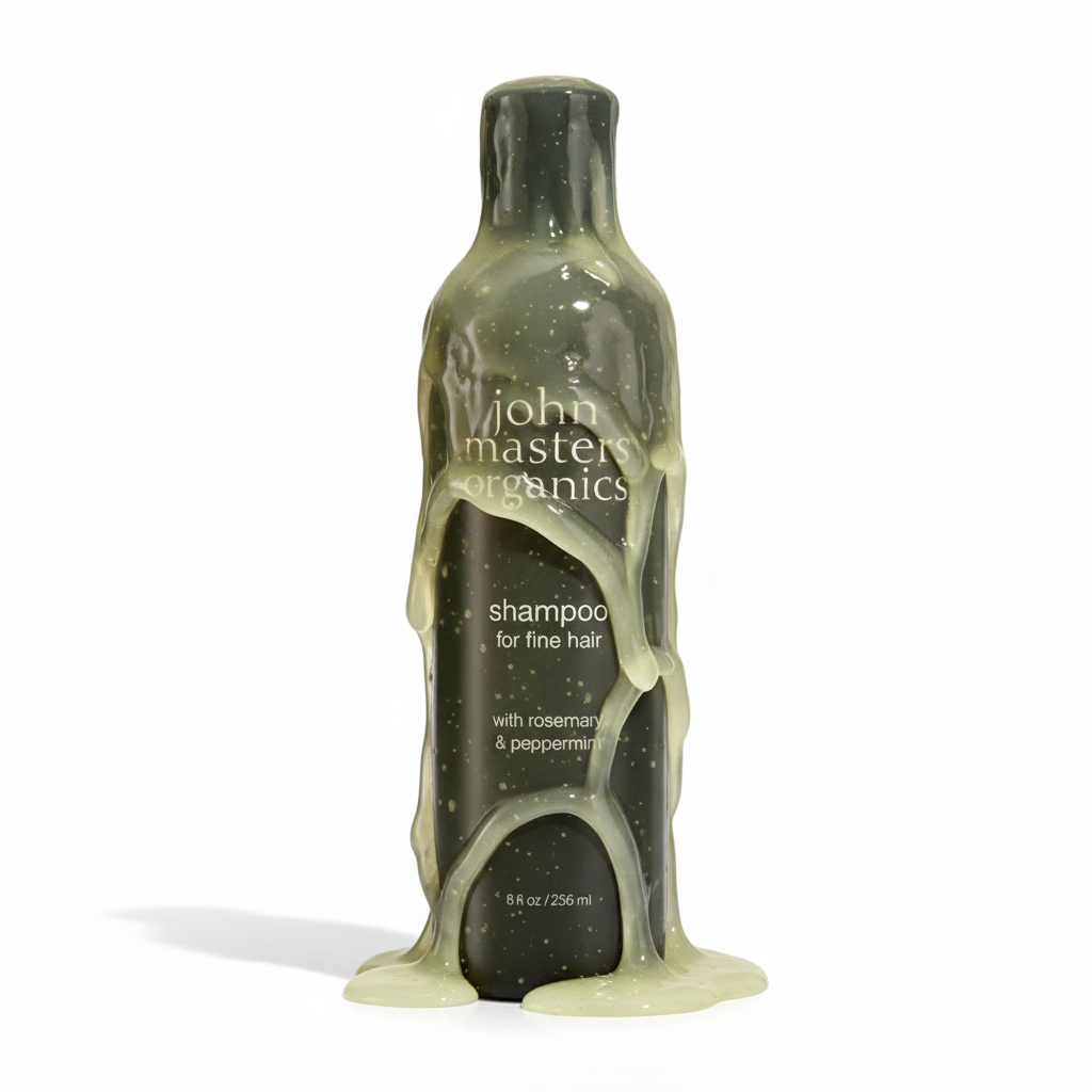 Shampoo per capelli fini al rosmarino e menta piperita