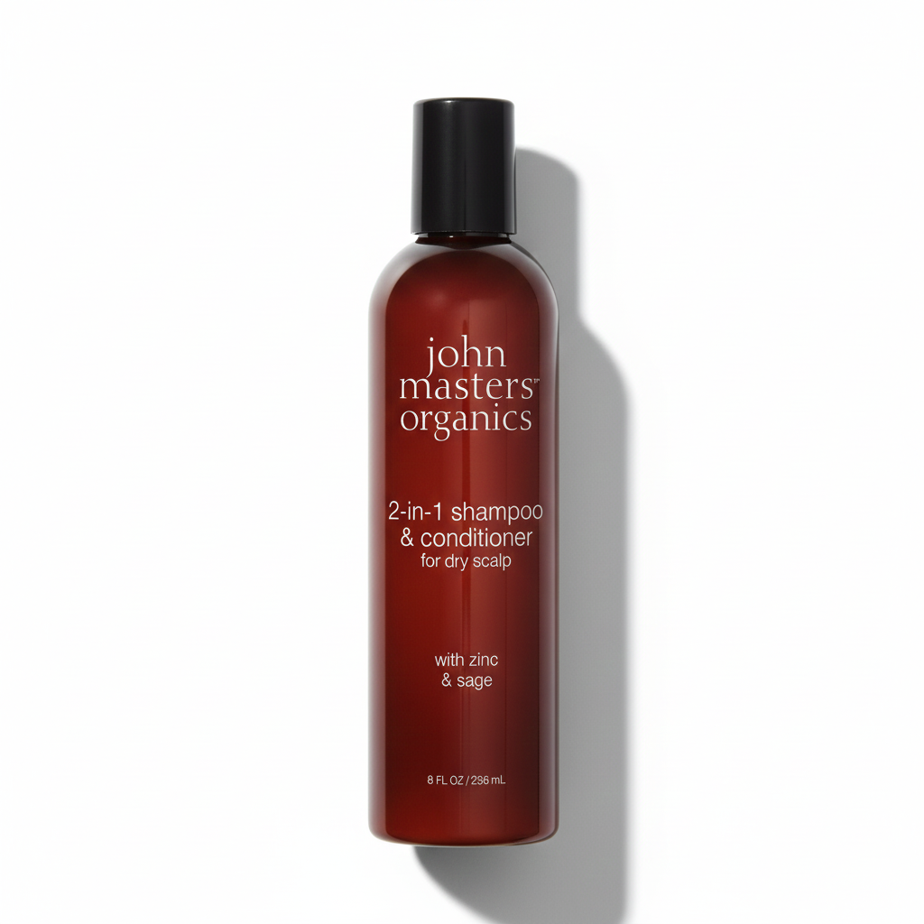 2 in 1 Shampoo e Balsamo per cute secca con Zinco e Salvia