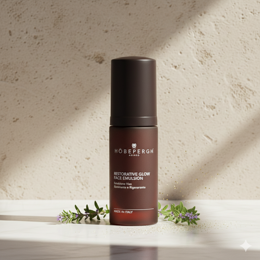 Emulsione viso illuminante e rigenerante