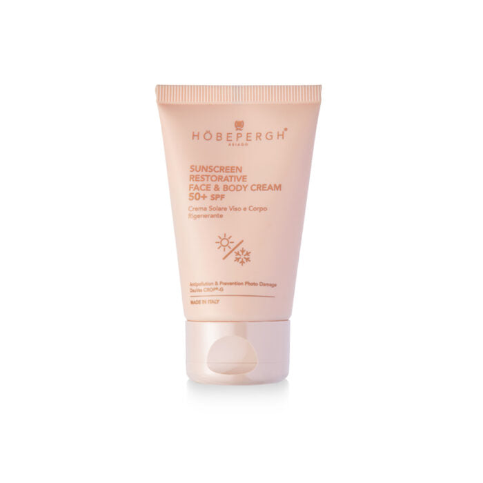 Crema solare viso e corpo rigenerante 50+SPF