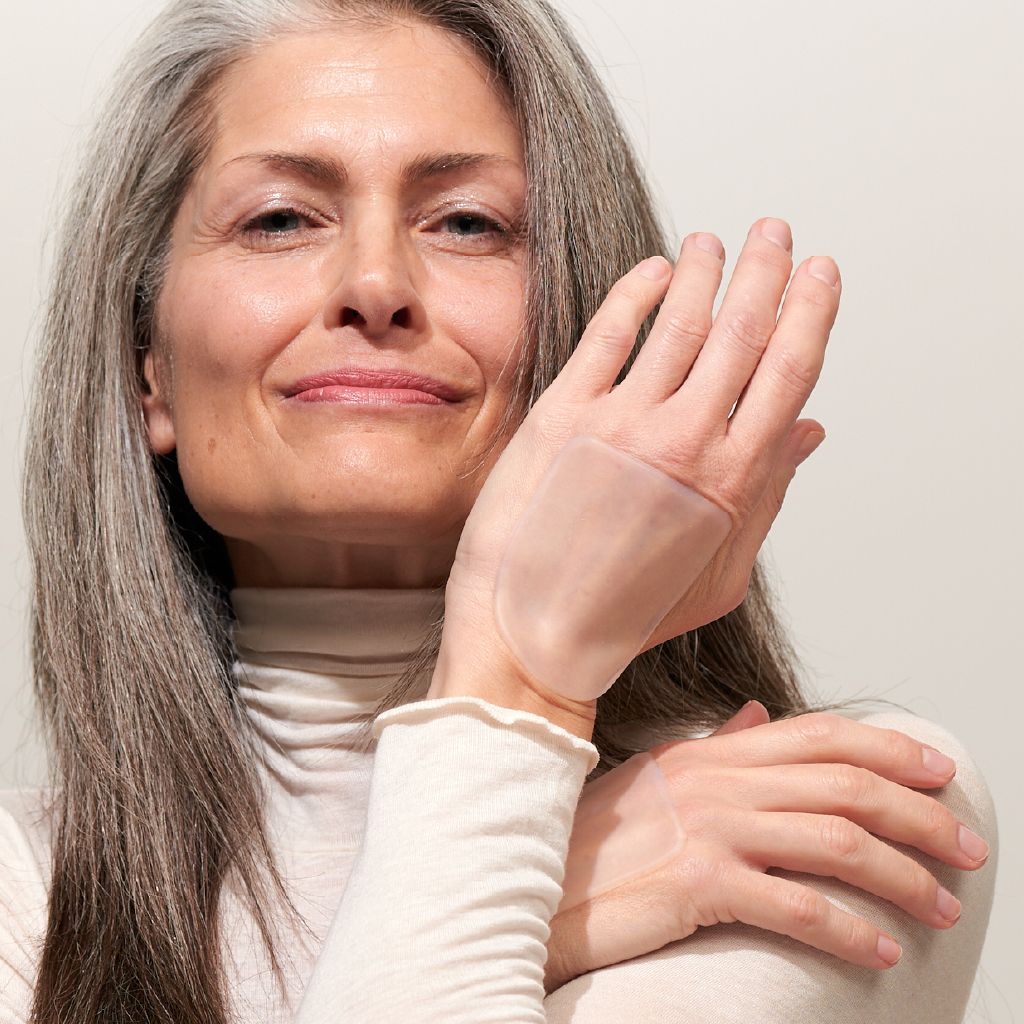 Beauty patch riutilizzabili con acido ialuronico per le mani