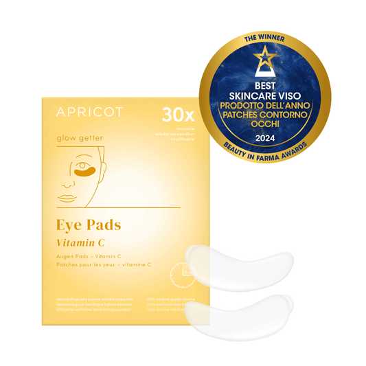 Beauty patch riutilizzabile alla vitamina C per il contorno occhi