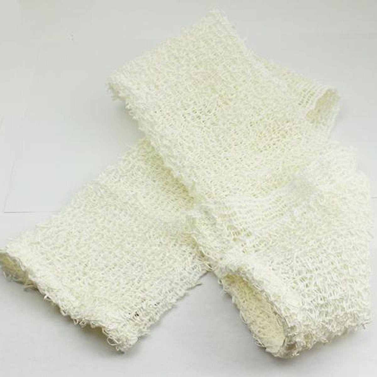 Asciugamano esfoliante in carta washi MAKANAI: Bianco