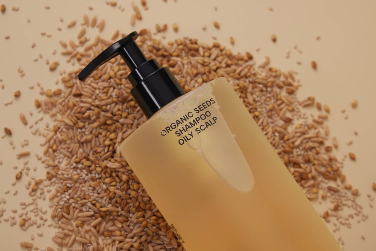 Shampoo per capelli grassi con semi biologici fermentati 510 ml