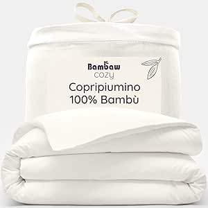 copripiumino bambù ipoallergenico per pelli sensibili