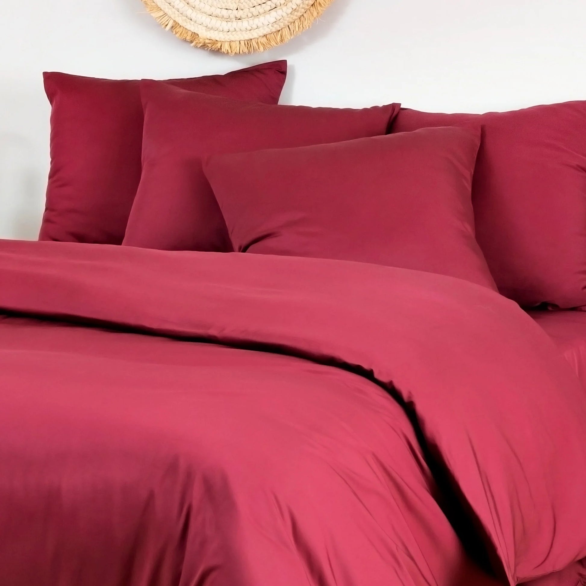 Federe in bambù colore bordeaux