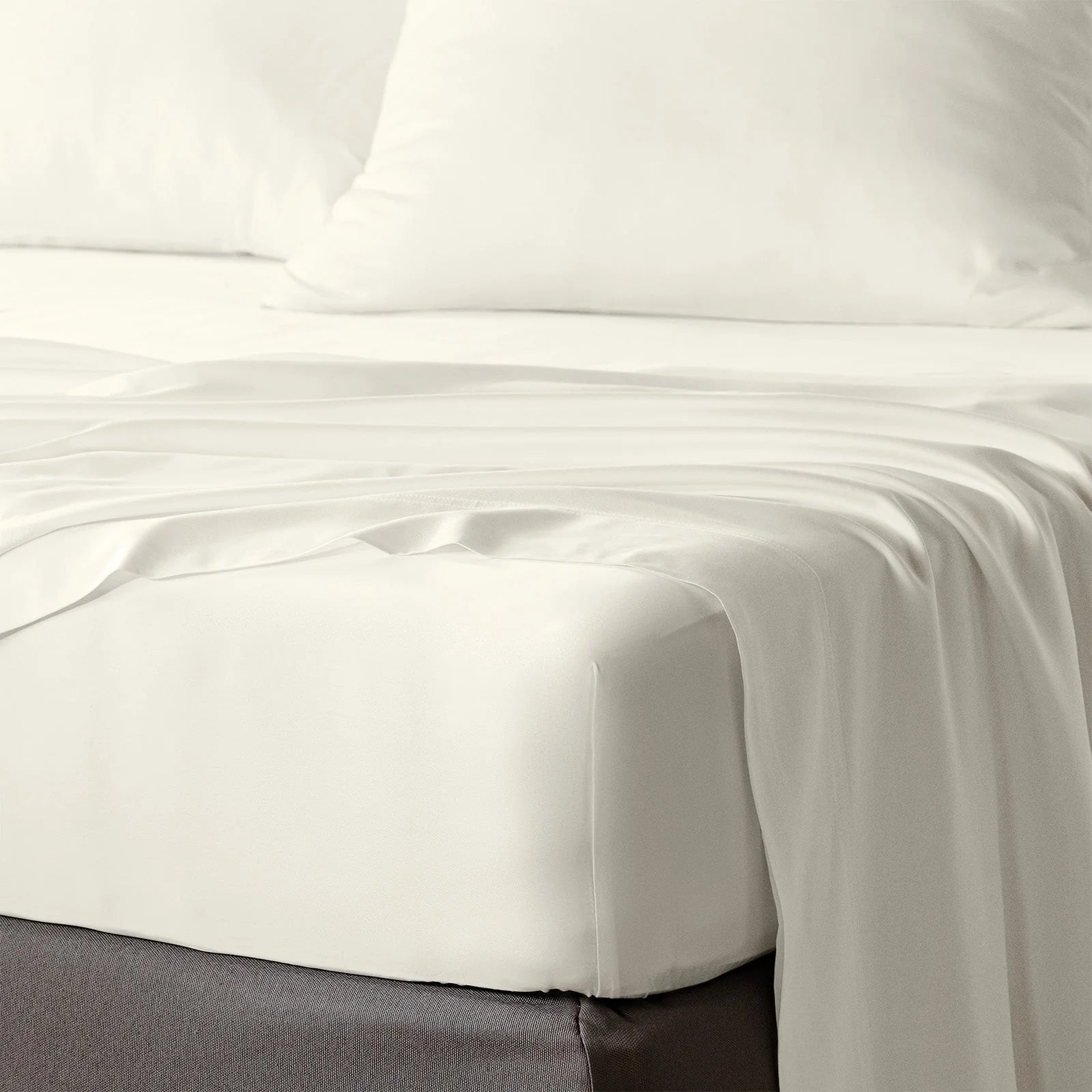 lenzuolo in bambu colore avorio Ambra Botanica