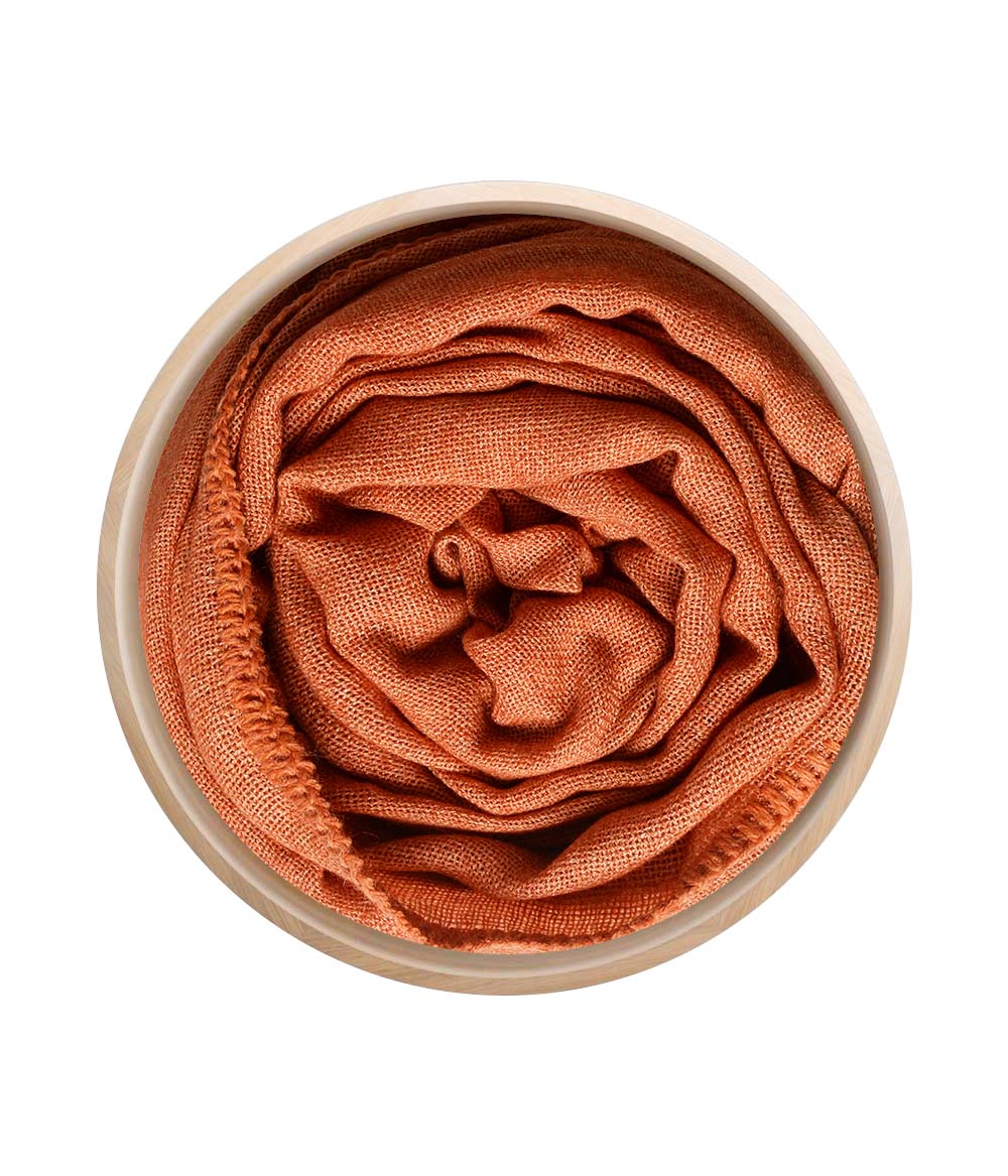 Foulard Bamboo Cashmere - Mélange Terracotta