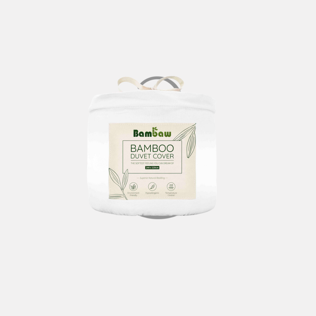 Copripiumino in bambù - Bianco